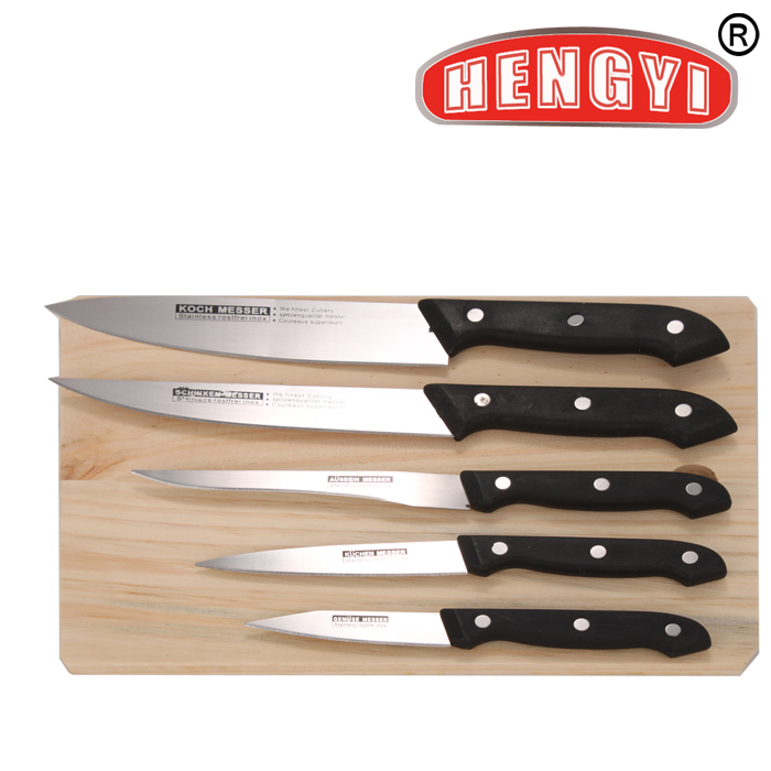 heng2218 Gift knives, knife sets, cutting boards, knives, pine cutting boards, kitchen hardware details Picture