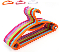 Colorful candy color plastic rainbow drying hanger single pack