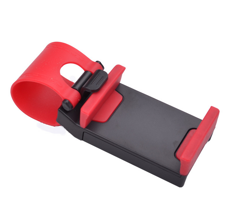 厂家直销 方向盘手机支架 车载手机支架 伸缩式 汽车导航支架产品图