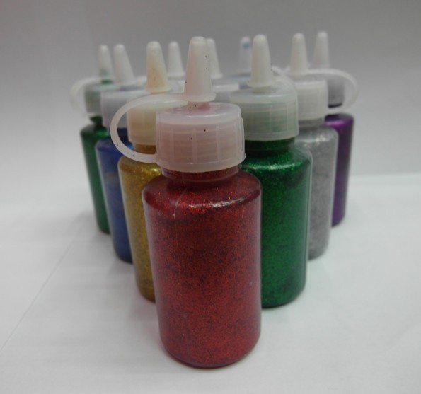 40g圆瓶金粉胶水 七彩金粉胶 闪光胶水 价格面议