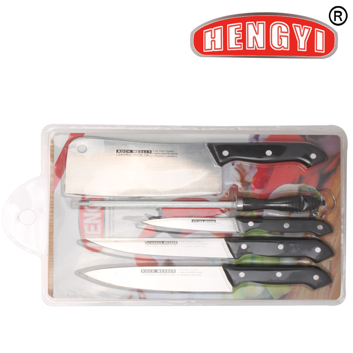 heng5511 Knife set, gift knives, cutting board knives, pine cutting boards, kitchen hardware