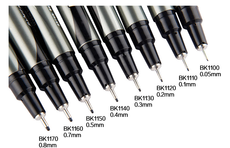 Pok drawing pen, needle pen, line drawing pen, sketch pen, pearl pen/rolling pen/signature pen Application Scenario