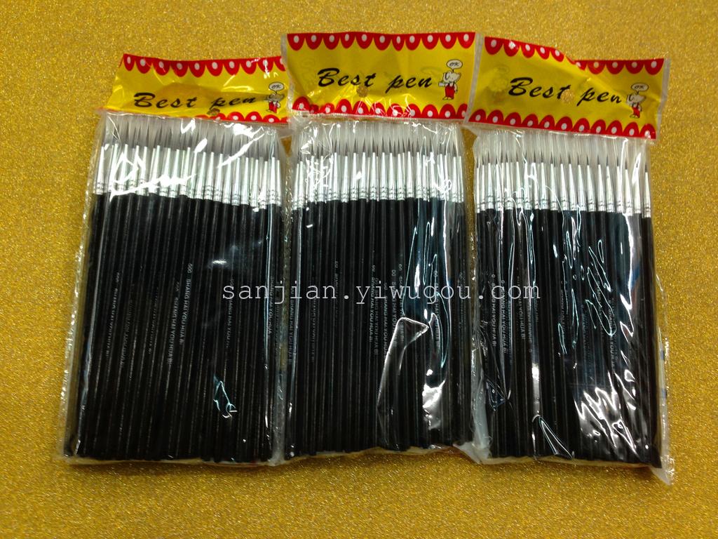 Factory direct sales of nylon brush pens, eyebrow outlining pens, outlining makeup pens, digital oil painting, graffiti and color painting pens