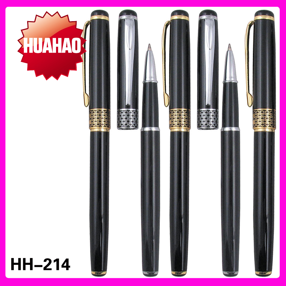Huahao Factory offers low-price wholesale of metal pens, metal signature pens, metal ballpoint pens and custom metal ballpoint pens details Picture