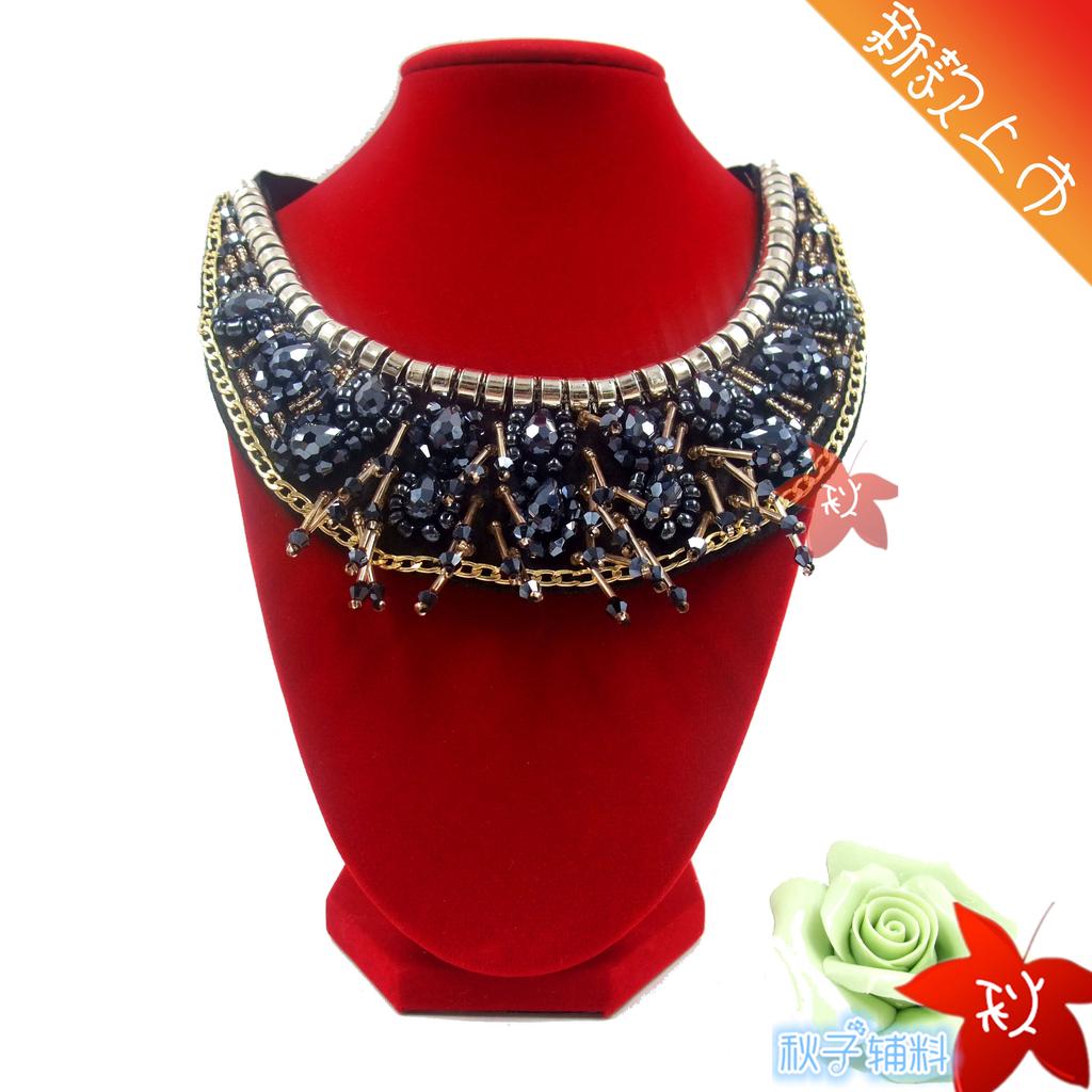 Crystal glass Collar 2014 new Fake Korean edition spot selling fake crystal glass collar fake collar