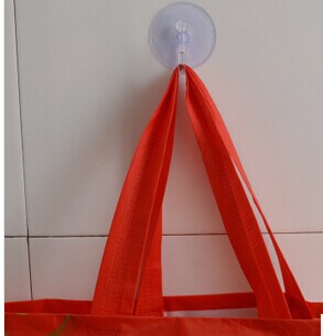 Super Suction Pvc Suction Cup Hook Vacuum Transparent Creative Hook Garment Hook Wholesale Diameter 5.0Cm Specification drawing
