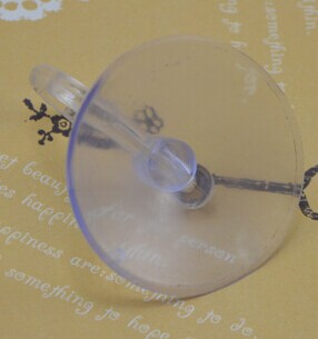Super Suction Pvc Suction Cup Hook Vacuum Transparent Creative Hook Garment Hook Wholesale Diameter 5.0Cm