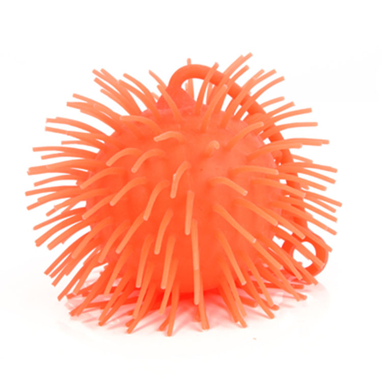 大毛毛球厂家直销批发热销大眼笑脸飞盘飞盘毛毛球笑脸毛毛球产品图