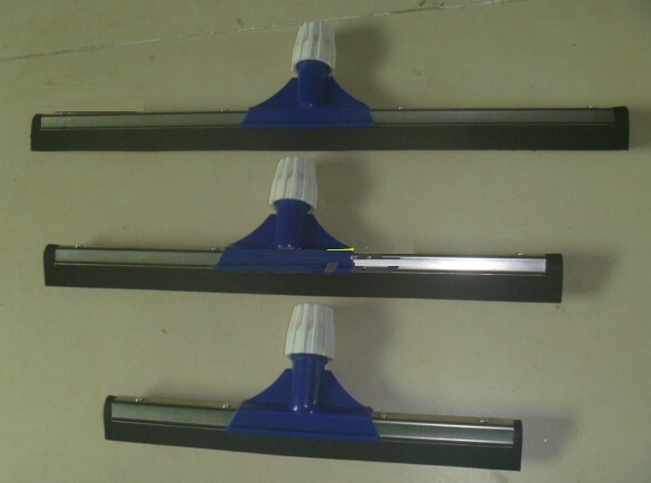 509 stainless steel wiper/stainless steel floor wiper/Double rubber/new material floor wiper