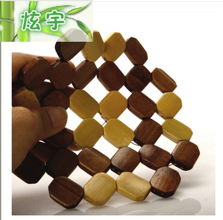Handcrafted bamboo placemats, heat-resistant and anti-slip cup, bowl and table MATS, heat-insulating pads, bamboo and wood daily necessities Specification image
