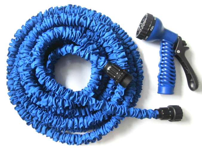 The x hose high-pressure telescopic water hose can extend the water gun by three times