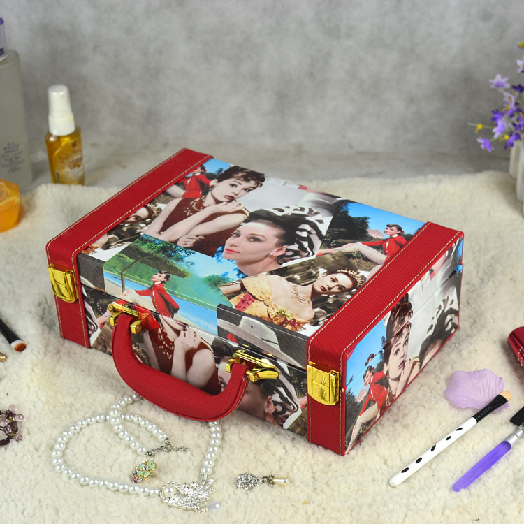 Guanyu European classic leather portable travel multiple capacity jewelry boxes jewelry boxes