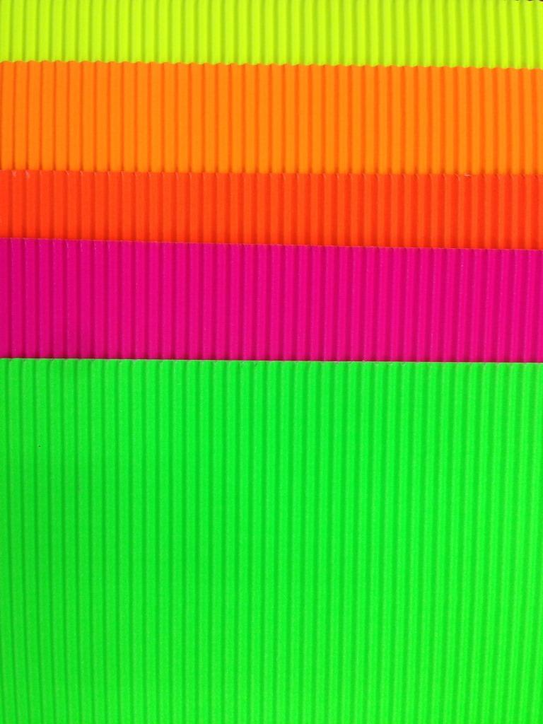 彩色瓦楞纸 儿童手工纸 艺术美工纸 50*70cm 多色可选产品图