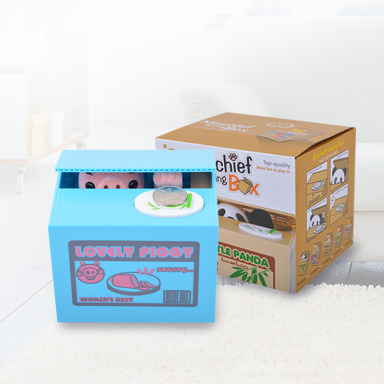 Yiwu good goods steal money cat series eat money pig steal money pig greedy money pot Creative money pot electronic money pot