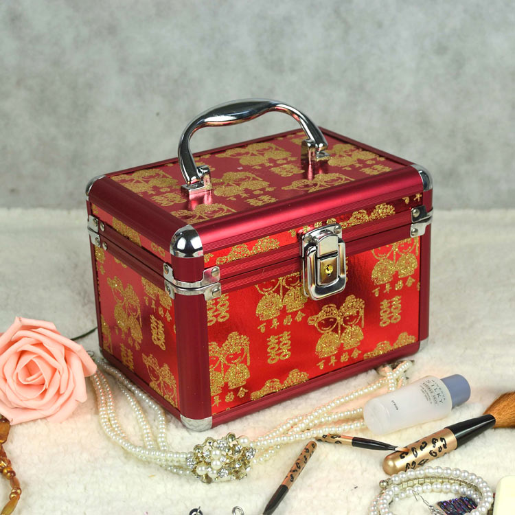 Guanyu new sales with mirror jewelry box makeup box wedding bride must manufacturers direct thumbnail