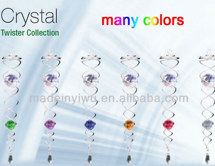 crystal tail crystal Crystal wind chimes
