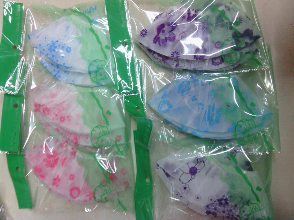厂家直销EVA浴帽加厚防水，颜色混装，一件装1500