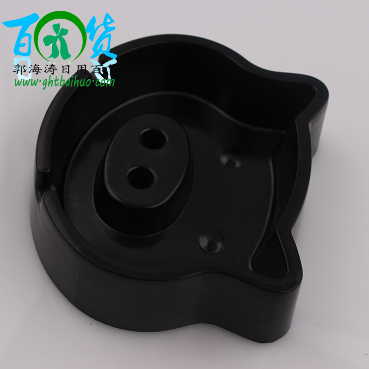 猪头烟缸厂家直销二元精品日用百货批发烟灰缸彩色烟灰缸产品图