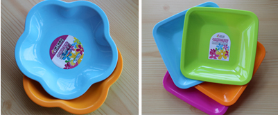 All kinds of creative wide rim plate fruit plate melon fruit plate table garbage plate plastic small plate thumbnail