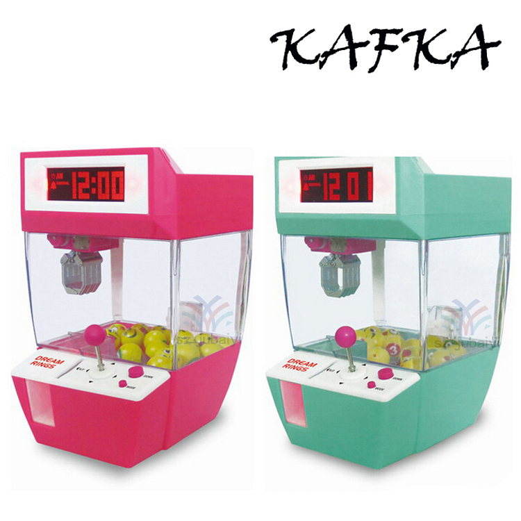 抓物机闹钟 抓糖机 创意 时尚 新奇特 电子 DIY懒人闹钟