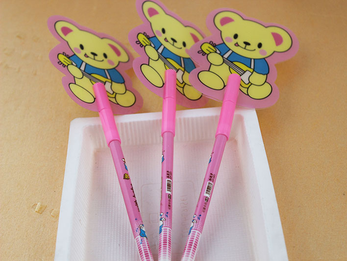 001 Little Emperor Fan Pen/Ballpoint Pen/Factory Wholesale/Korean Version Fashionable Student Ballpoint Pen Application Scenario