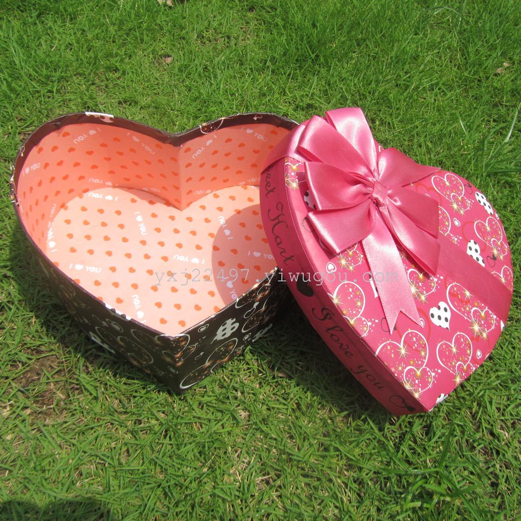 创意爱心韩式情人节饼干糖果包装盒喜糖盒 鲜花礼物盒
