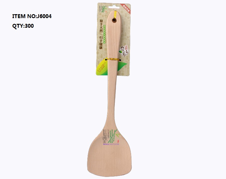 Xinwang Brand Natural Bamboo Beech Wooden Spoon Test Soup Spoon Cooking Spoon Rice Spoon Wooden Shovel No