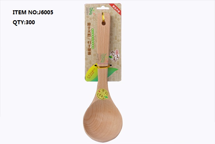 Trusthope Brand Natural Bamboo Beech Wooden Spoon Test Soup Spoon Cooking Spoon Rice Spoon Wooden Spatula