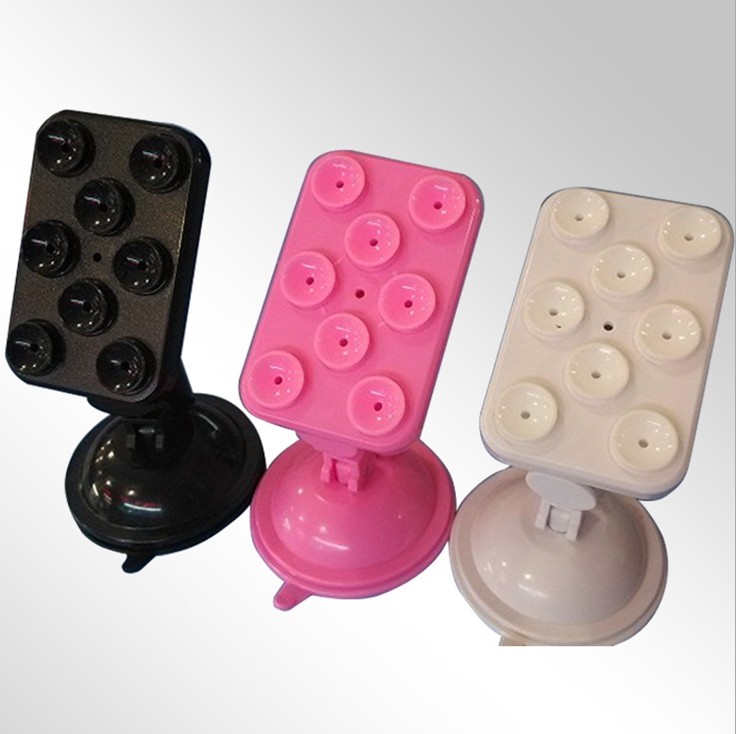 蜘蛛8个吸盘手机架 车用吸盘手机支架360度自由旋转产品图