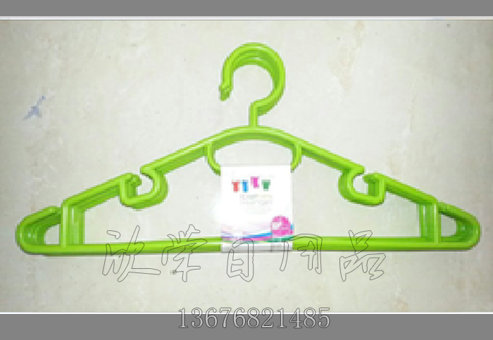 衣架 防滑衣架 无痕塑料衣挂衣撑 晾晒衣架6个装