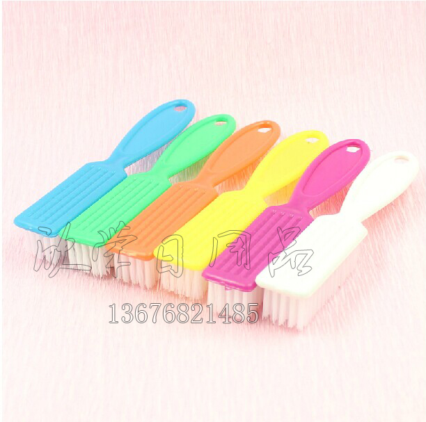 美甲工具 美甲用品 洗甲刷 指甲清洁刷 塑料刷 大刷子