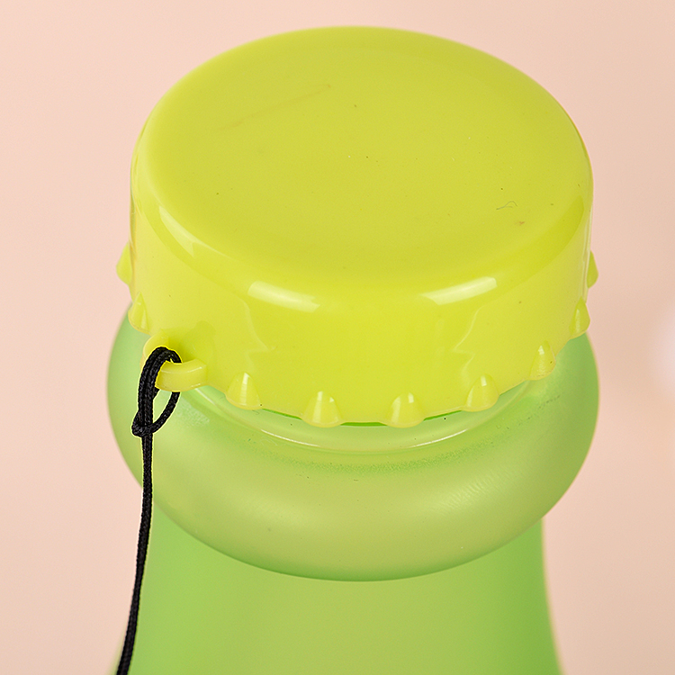 Leak-Proof Plastic Portable Soda Bottle Sealed Water Glass Travel Glass Frosted Beverage Bottle Soda Glass Application Scenario