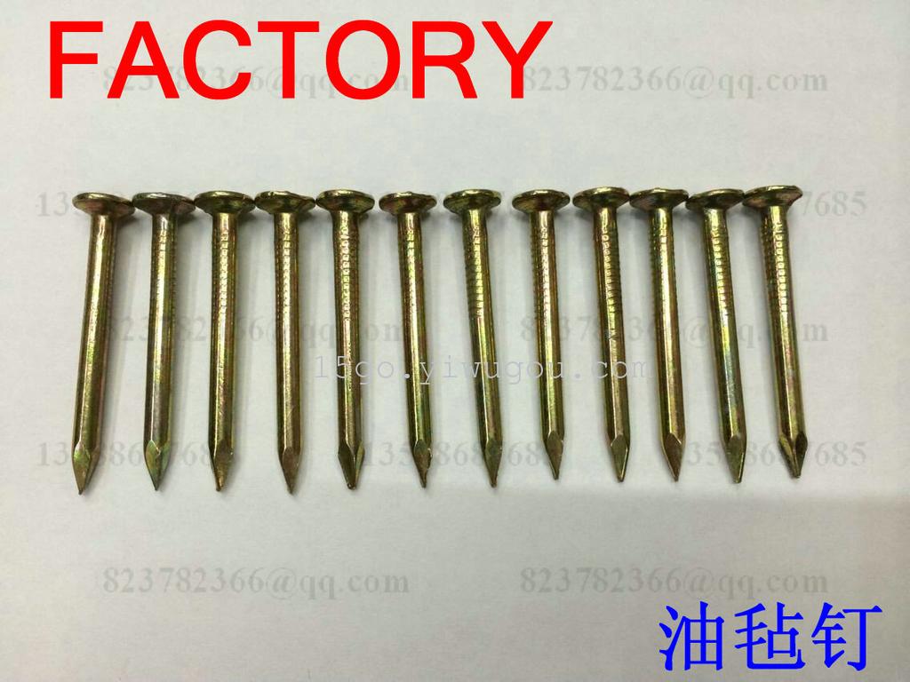 Redlong color-coated linoleum nail large cap nail Specification image