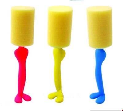 Gentleman Mr. Cup Brush Small Man Sponge Cup Brush Long Handle Wash Cup Brush Humanoid Cup Brush Creative Cleaning Tools details Picture
