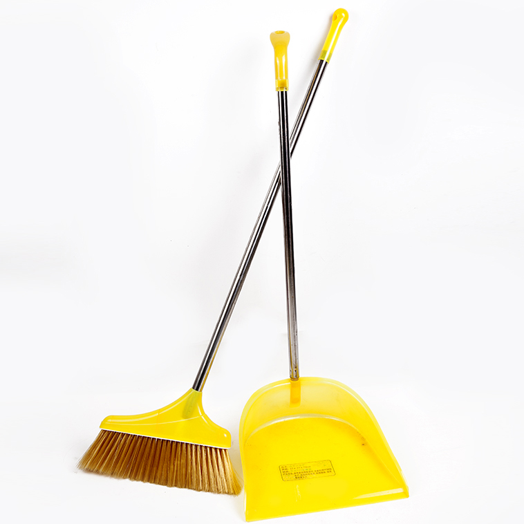 Stainless steel broom dustpan combination broom dustpan set