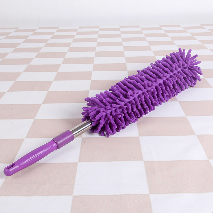 Factory direct sales of telescopic dust collectors for household cars. Feather duster dust brush cleaning duster thickened and lengthened details Picture