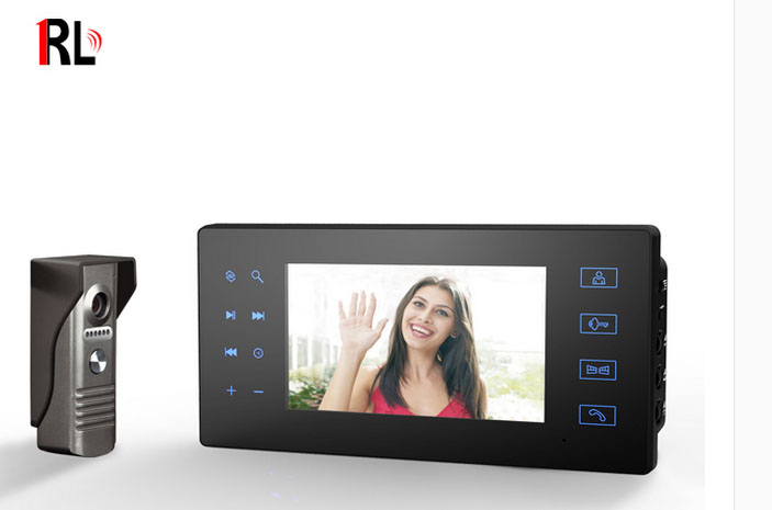 Original Role 7-inch drag-one color video doorbell with video recording mobile video recording function SD7NF