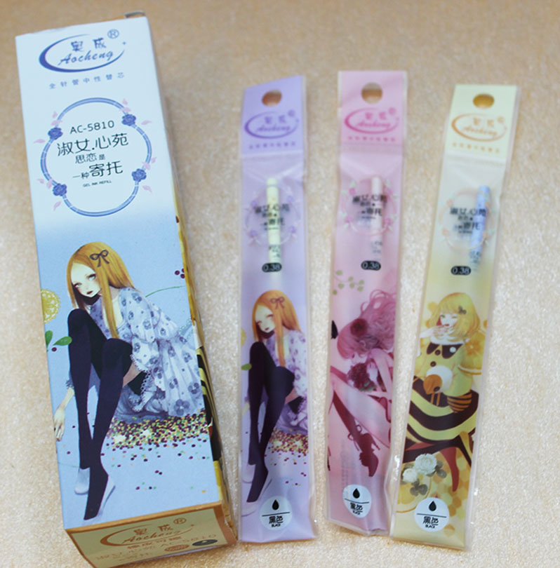 AC-5810批发日韩文具笔芯特价中性笔芯水笔芯签字笔芯