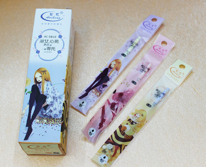 Wholesale of AC-5810 Japanese and Korean stationery pen refills at special prices, including gel pen refills, water pen refills and signature pen refills details Picture