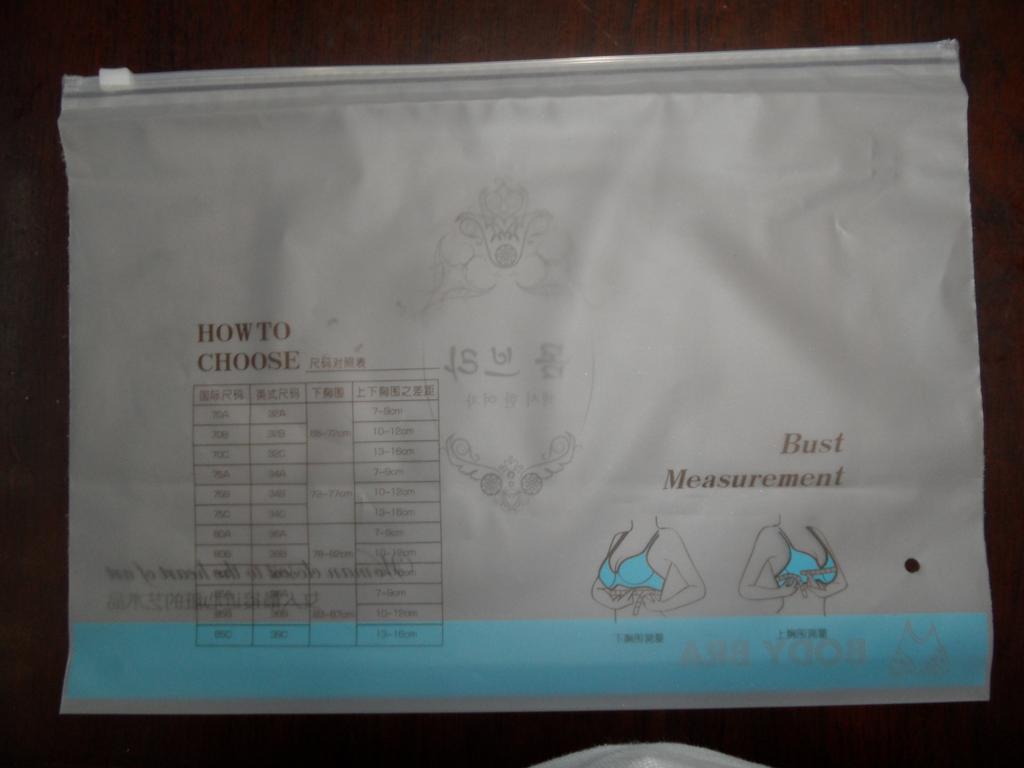 文胸包装袋 内衣内裤包装袋 服装包装袋 EVA拉链袋产品图