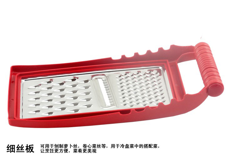 Multi-functional plastic potato shreds grater, stainless steel fruit grater, kitchen assistant, daily necessities Application Scenario