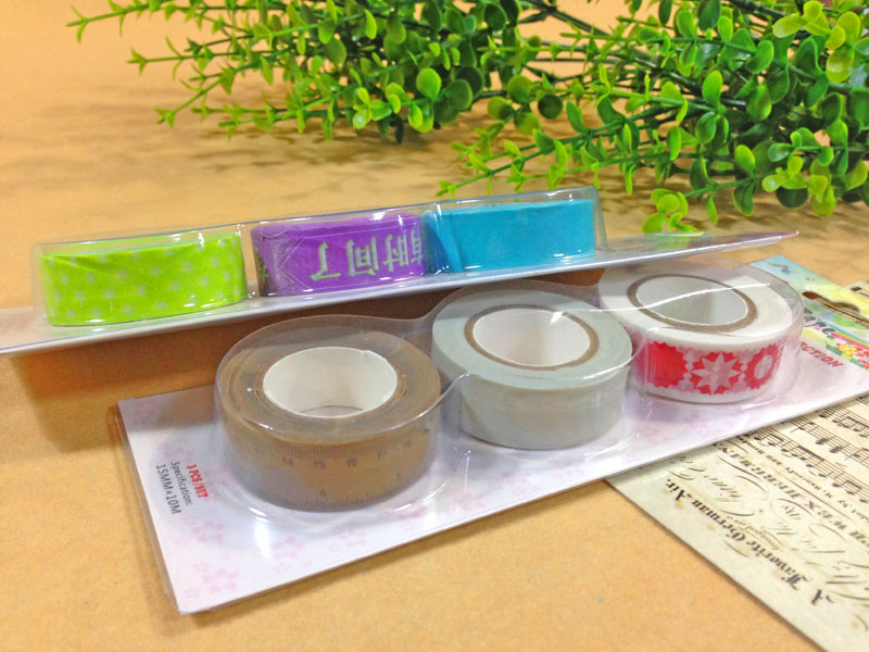 和纸胶带L818-805-3 颜色随机发货单卷1.5*10米产品图