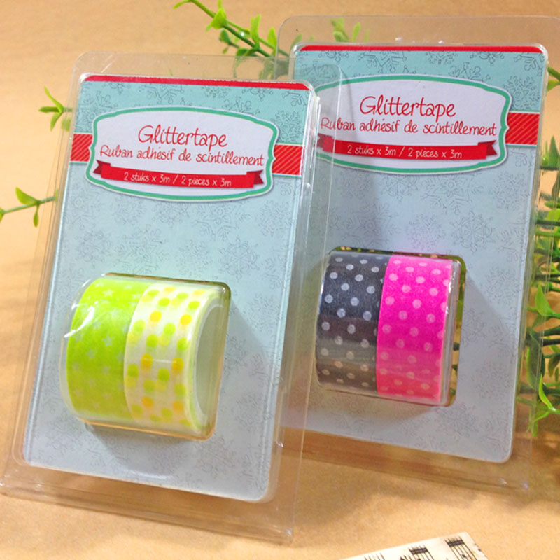 和纸胶带L818-806-2 2卷装1.5*5米款式随机发货