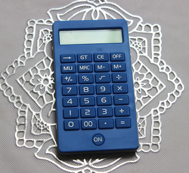 The Korean version of the creative iPhone style calculator is a portable 12-digit computer Application Scenario