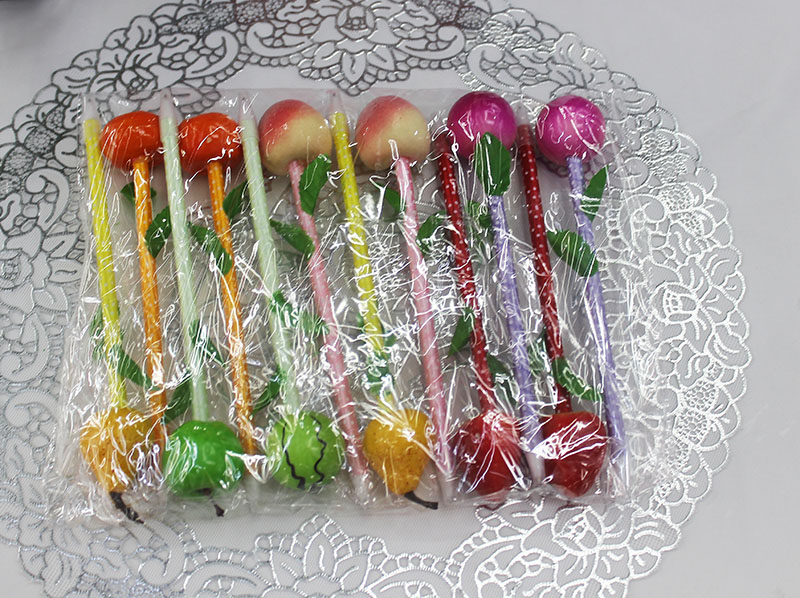 Children's stationery, cartoon fruit ballpoint pens, creative ballpoint pens, student prizes Specification image