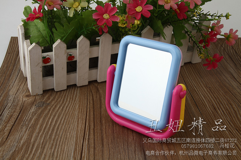 Mirror: dressing mirror, personal mirror, gift mirror, daily mirror, table mirror, two-sided mirror thumbnail