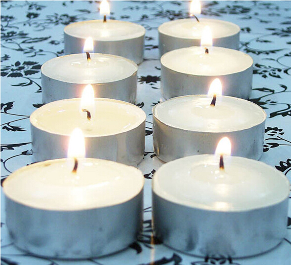 Aluminum candles smokeless insulation tea wax smokeless candles layout candles Valentine's Day gift