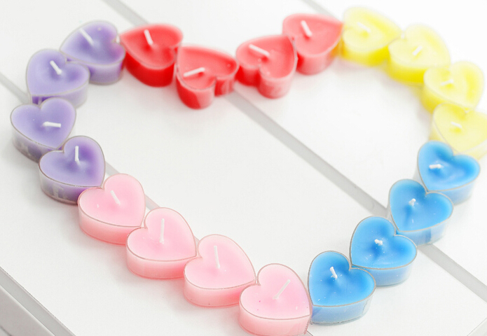 Romantic heart-shaped candle set, birthday proposal and confession candle set, gift candle, heart-shaped candle box Application Scenario