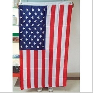 加工定做90*150cm 美国国旗 4号涤纶旗帜 世界国旗