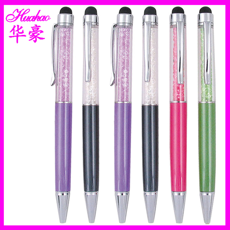 Manufacturers direct diamond-inset stylus High-grade stylus stylus rhinestone multi-functional ballpoint pen thumbnail